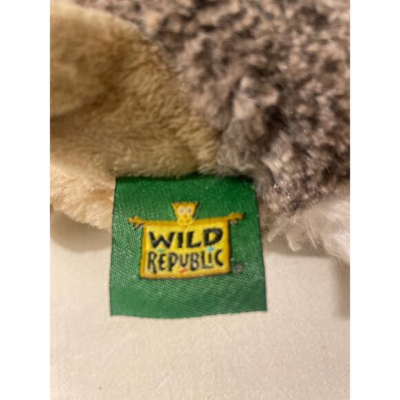 Wild‎ Republic Plush Bunny Rabbit 7" Tall Gray/Brown 2017 Realistic - Picture 6 of 7